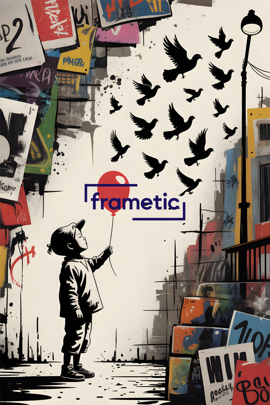 Forex Plaat - Banksy