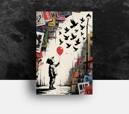 Forex Plaat - Banksy